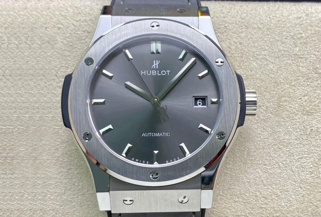 Hublot Classic Fusion 542.NX.7071.LR 42MM WWF Factory 1:1 Best Edition Replica Watch Grey Strap